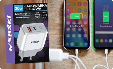 POWERBANK 30000MAH PD QC СЕТЕВОЙ ЗАРЯДНЫЙ КАБЕЛЬ