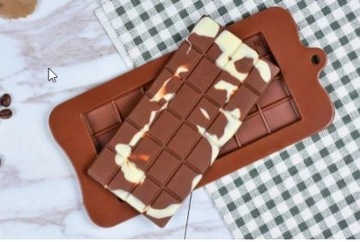 СИЛИКОНОВАЯ ФОРМА ДЛЯ ШОКОЛАДНОЙ КАРТОЧКИ, ПРАЛИНЕ, ЛЬДА, ВОСКОВ, БОЛЬШАЯ