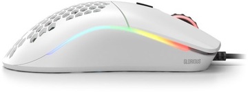 MYSZ GLORIOUS PC GAMING RACE MODEL 0, BIAŁA MATT