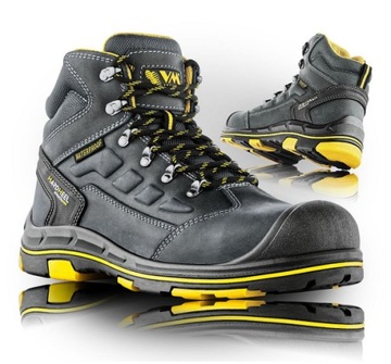 Buty robocze ochronne MEMBRANA WODOODPORNE solidne VM DORTMUND S3 HRO ESD