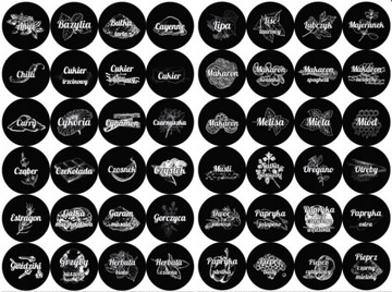 PIĘKNE SŁOIKI NA PRZYPRAWY 24 szt 150 ml + GRATIS!