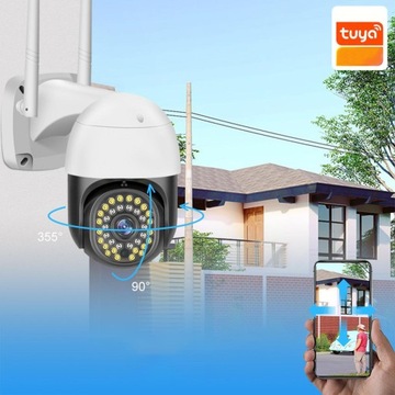TUYA ВРАЩАЮЩАЯСЯ IP-КАМЕРА TUYA FULL HD WIFI КАМЕРА для улицы с интеллектуальным искусственным интеллектом