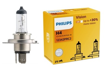 PHILIPS VISION H4 12V 60/55W +30% ŚWIATŁA 2SZT