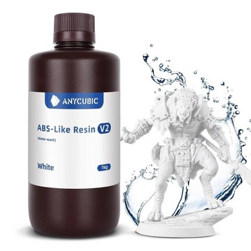 Żywica UV Anycubic ABS-Like V2 White Biała 1kg 1l do Drukarki 3D
