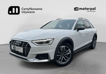 Audi A4 B9 Allroad Quattro Facelifting 2.0 45 TFSI 265KM 2022 Audi A4 Allroad Allroad 45 Quattro S tronic, Tempomat, Kamera, Podgrzewane