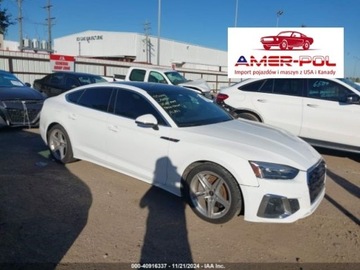 Audi A5 F5 2021 Audi a5 2021r., 4x4, 2.0L 2.0 Benzyna 261KM