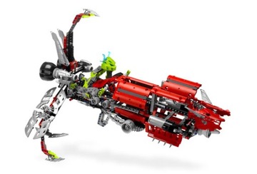 Klocki LEGO Bionicle 8556 Pojazd Axalara T9 Używane Robot Zestaw Kompletny