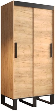 Szafa przesuwna LOFT 100 cm styl INDUSTRIALNY