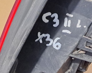 CITROEN C3 II ФОНАРЬ ЗАДНИЙ ЛЕВЫЙ (X36)