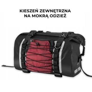 Sakwa motocyklowa podwójna Rockbros AS-010BGR tył