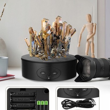 ПОВОРОТНЫЙ СТОЛ ЭЛЕКТРИЧЕСКАЯ USB-СТОЙКА НА 360°
