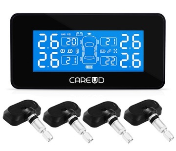 4x TPMS DO SAMOCHODU CZUJNIK CIŚNIENIA TEMP. SOLAR