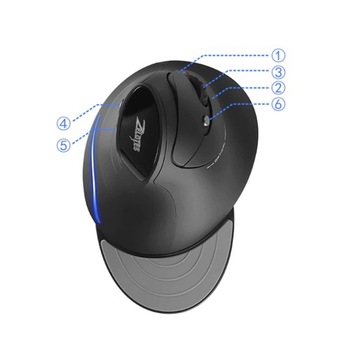 Mysz ZELOTES F17 bluetooth pionowa ergonomiczna