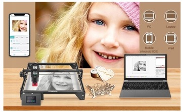 Лазерный гравер 3D LONGER Ray5 5 Вт + рабочая платформа