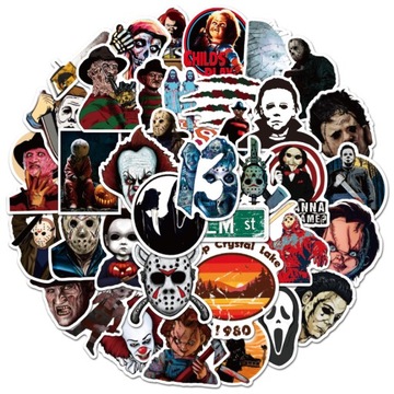 STICKERBOMB MIX HORROR НАКЛЕЙКИ ВЕРХНИЕ НАКЛЕЙКИ 50 шт.
