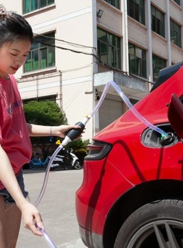 НАСОС V3 ДЛЯ СЛИВА ВИНА, ПИВА, ТОПЛИВА, ВОДЫ, ГРУШЕВОГО ШЛАНГА