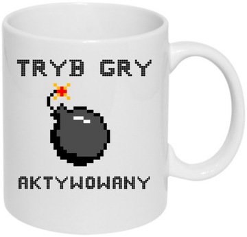 ŚMIESZNY KUBEK GRACZA DLA FANÓW MINECRAFT ROBLOX