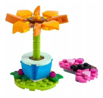 LEGO 30417 FRIENDS САДОВЫЙ ЦВЕТОК И БАБОЧКА