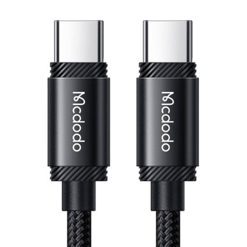 MCDODO KABEL USB-C SZYBKIE ŁADOWANIE DO SAMSUNG APPLE USB TYP C 5A 240W 2M