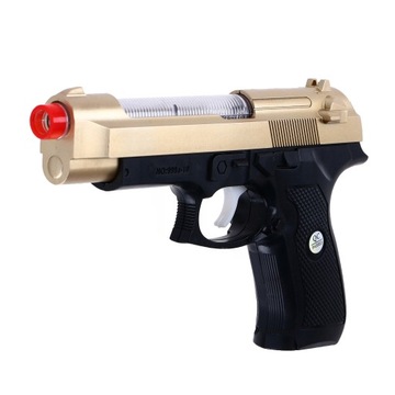 PISTOLET NA BATERIE DŹWIĘK WIBRACJE ŚWIATŁO ZABAWKA DLA DZIECI