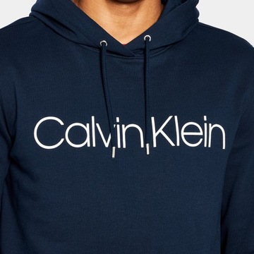 CALVIN KLEIN bluza męska z kapturem, granatowa, S