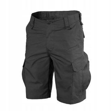 ШОРТЫ МУЖСКИЕ КОРОТКИЕ БОЕВЫЕ ШОРТЫ HELIKON CPU ВОЕННЫЕ ШОРТЫ ЧЕРНЫЕ XXL