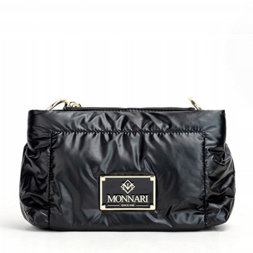 TOREBKA LISTONOSZKA DAMSKA MATERIAŁOWA MONNARI BAG0910-M20 CZARNA