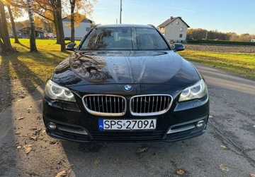 BMW Seria 5 F10-F11 Touring Facelifting 520d 190KM 2015 BMW Seria 5 Bezwypadkowy, Sportsitze 2.0 Diesel 190KM, zdjęcie 1