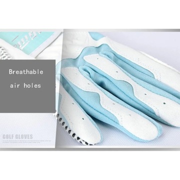 Женские перчатки для гольфа, перчатки для гольфа Super Fabric Particle Blue S