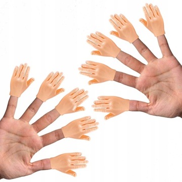 Mini Przenośne Małe Rączki Palce Maskotki 10pcs