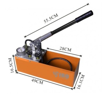 РУЧНОЙ НАСОС ДЛЯ ИСПЫТАНИЯ ДАВЛЕНИЕМ УСТАНОВОК IBO PR-50