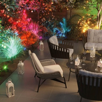 Садовая лампа Hama WiFi, цветная RGB, водонепроницаемая