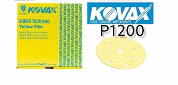 KOVAX YELLOW FILM PAPIER ŚCIERNY 150mm 15 OTWORÓW