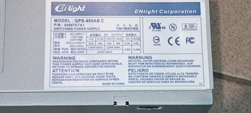 Zasilacz Enlight GPS-400AB C, 400W - zanika napięcie