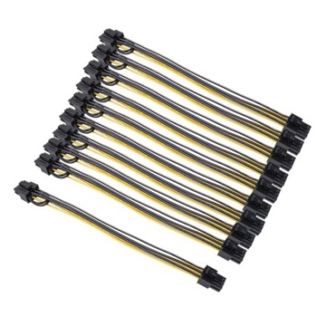 PCI-e 6 pin żeński + 2 8 pin