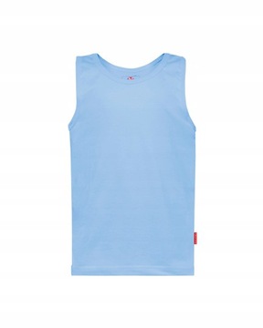KOSZULKA PODKOSZULKA100% BAWEŁNY GŁADKA NIEBIESKA DZIECIĘCY PODKOSZULEK 104
