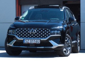 Hyundai Santa Fe IV SUV HEV 1.6 T-GDI HEV 230KM 2022 Hyundai Santa Fe 230ps 4WD Full Wentyle Panorama 360 Hak HUD Krell ACC Blis, zdjęcie 2