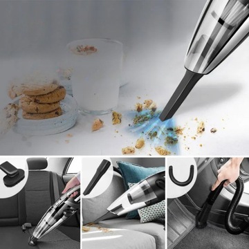 РУЧНОЙ АВТОМОБИЛЬНЫЙ ПЫЛЕСОС 120 Вт + Насадки + Крышка