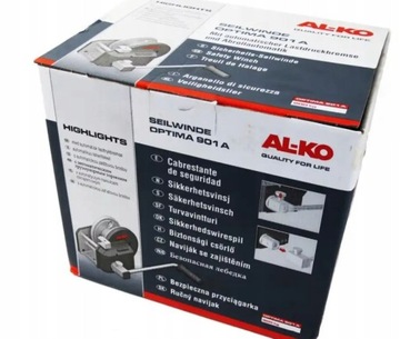 Лебедка ручная с тормозом Al-ko 901A Plus LINA 12,5м