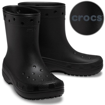 CROCS BUTY DAMSKIE KALOSZE SPORTOWE WODOODPORNE GUMIAKI ZA KOSTKĘ r. 37-38