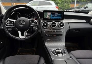 Mercedes Klasa C W205 Kombi Facelifting 2.0 220d 194KM 2018 Mercedes-Benz Klasa C 220d KAMERA 9G-TRONIC bezwypadkowy SKORA automat, zdjęcie 28