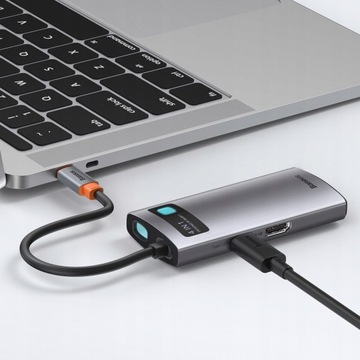 Концентратор Baseus 4 в 1 USB-C — USB 3.0 USB 2.0 HDMI USB-C