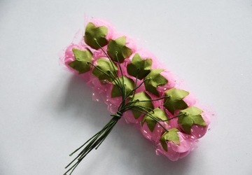 ПЕНОВЫЕ РОЗЫ, РОЗЫ, ЦВЕТЫ, 12 ШТ.