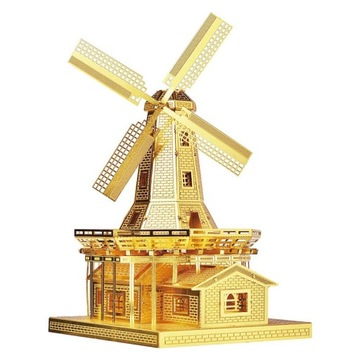 Piececool Puzzle Metalowe 3D - Holenderski Wiatrak