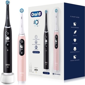 2x SZCZOTECZKA Oral-B iO SERIES 6 DUO BLUETOOTH - NAPĘD MAGNETYCZNY