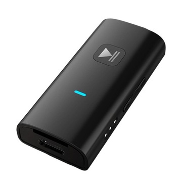 Мини-приемник Bluetooth с зажимом, встроенным микрофоном и аудиоадаптером с разъемом 3,5 мм.