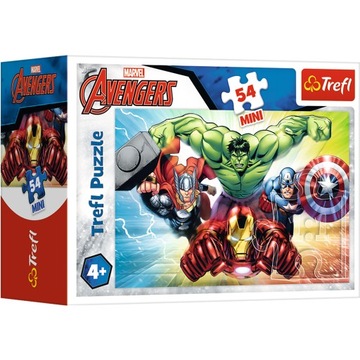 Puzzle Trefl Mini Puzzle 54 elementów Bohaterowie The Avengers TREFL