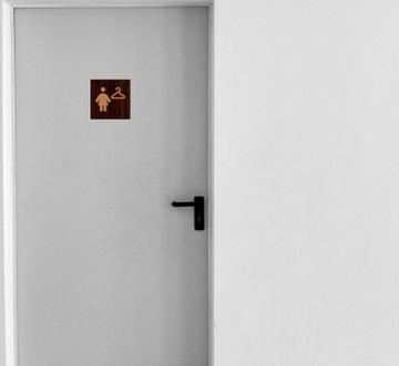 Дверная табличка Женская раздевалка Пиктограмма HDF