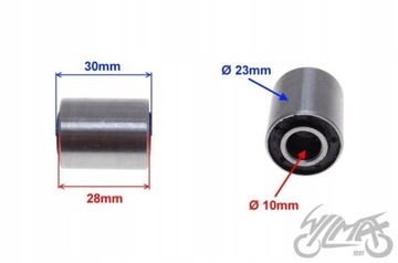 ВТУЛКА АМОРТИЗАТОРА ZQ6101 ATV НАБОР ИЗ 2 ШТ.