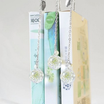 ПЕРО ЦВЕТЫ КНИГА ЗАКЛАДКА Серебро